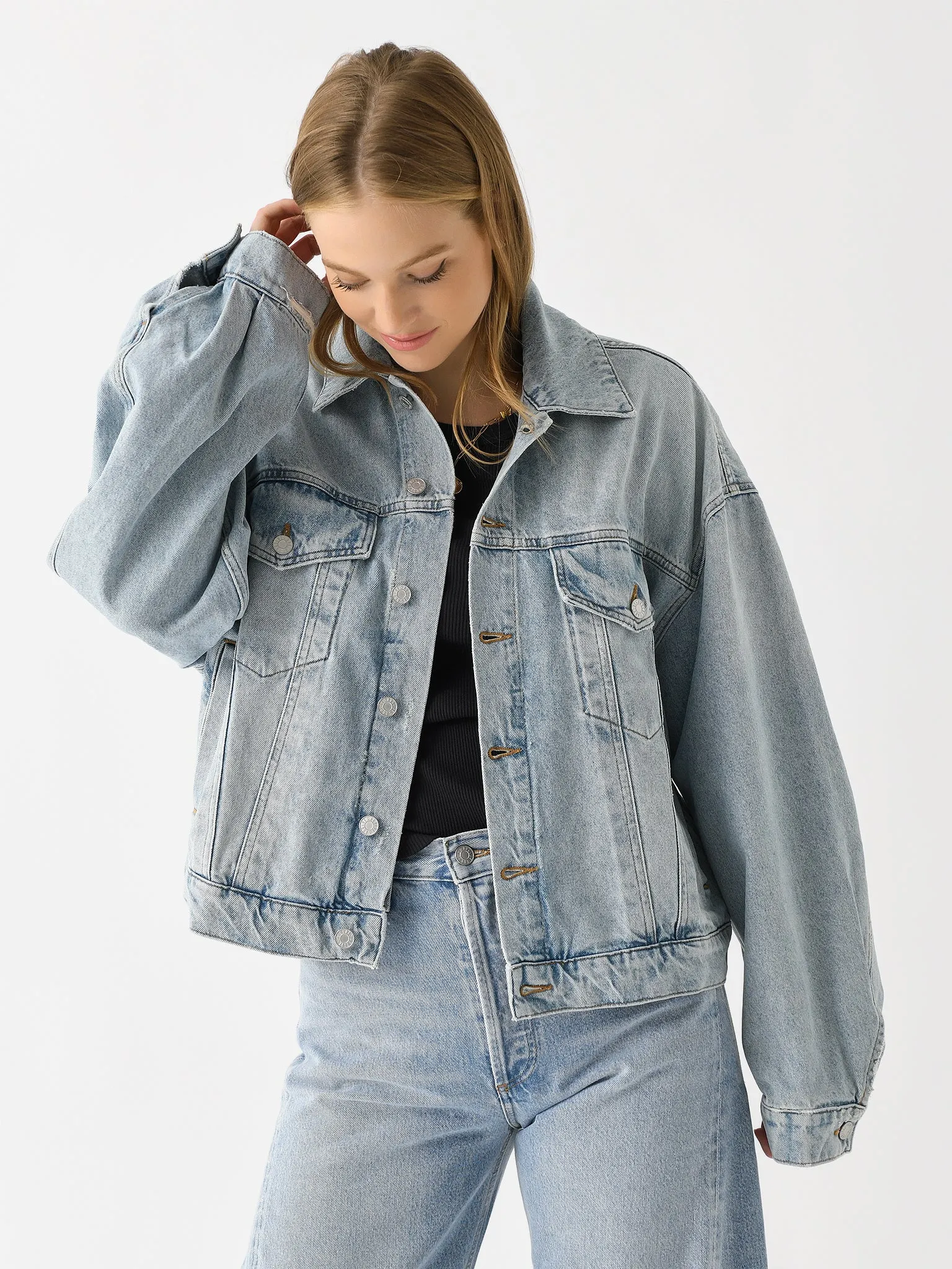 Agolde Women's Dalton Balloon Denim Jacket