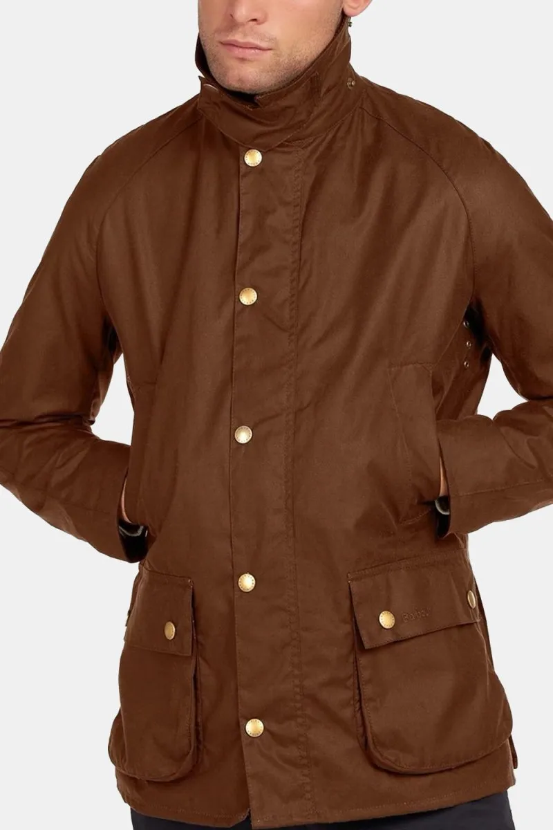 Barbour Ashby Waxed Jacket (Bark)