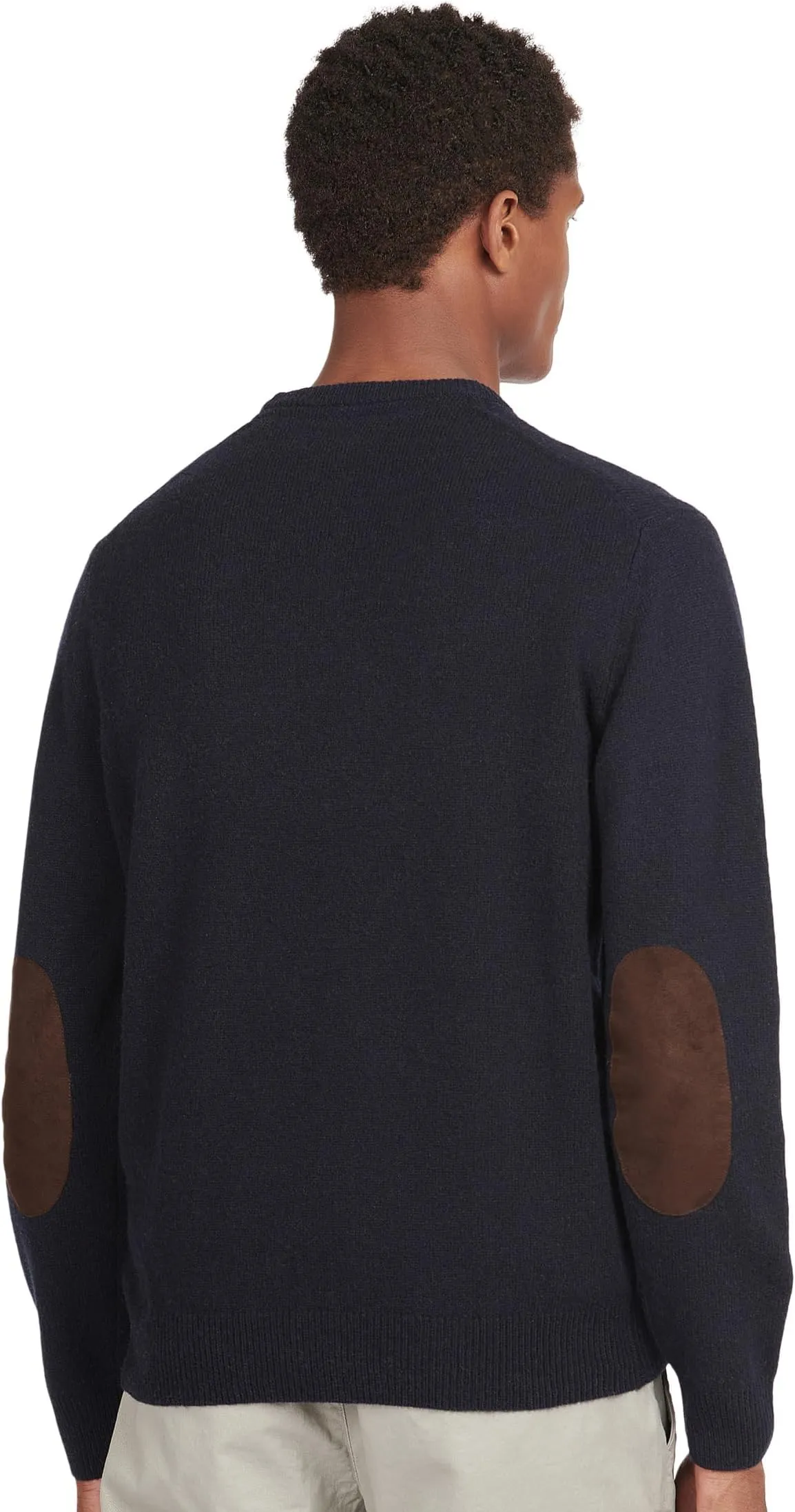 Barbour Essential Patch Crew Barbour Sweater, navy