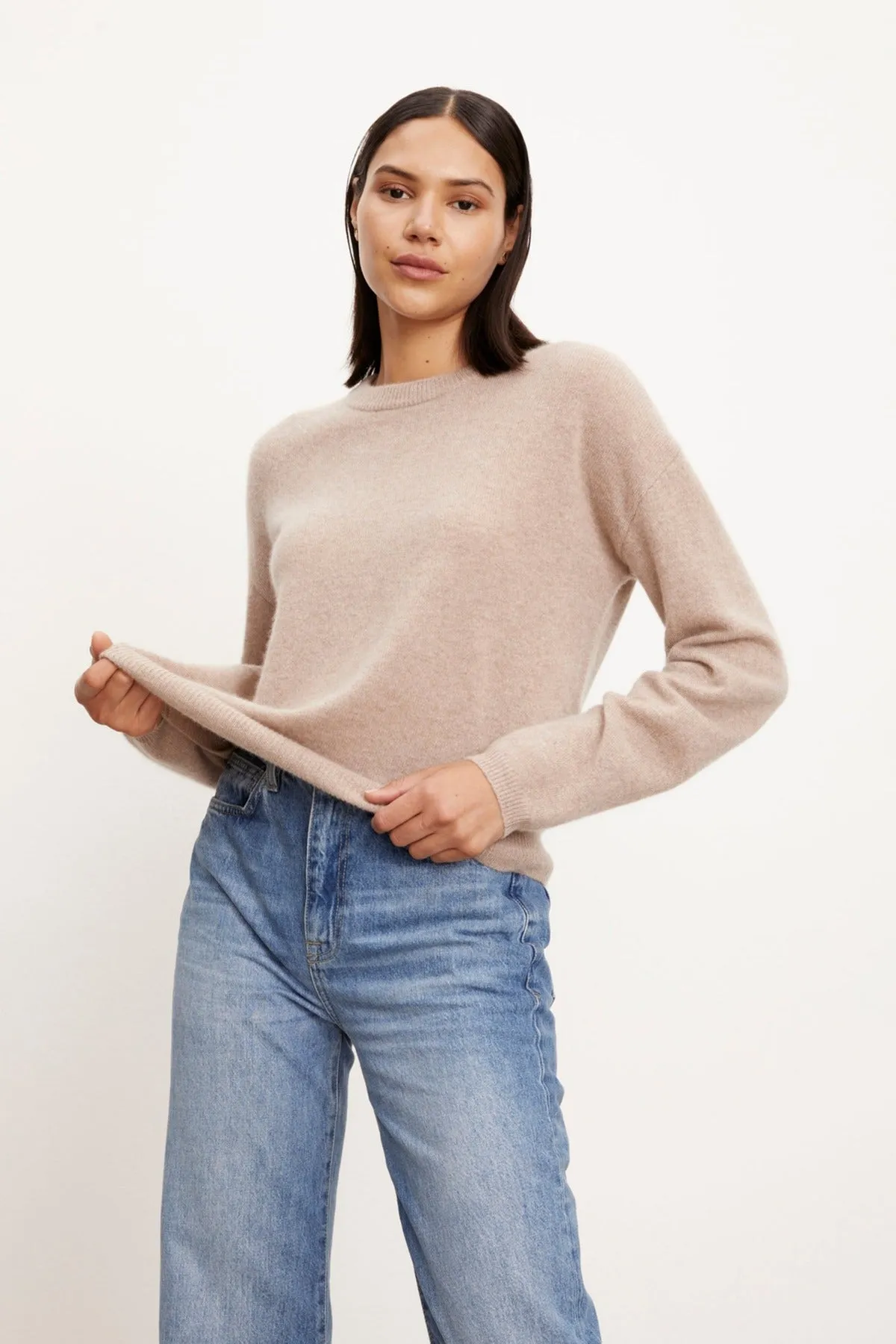 BRYNNE CASHMERE CREW NECK SWEATER