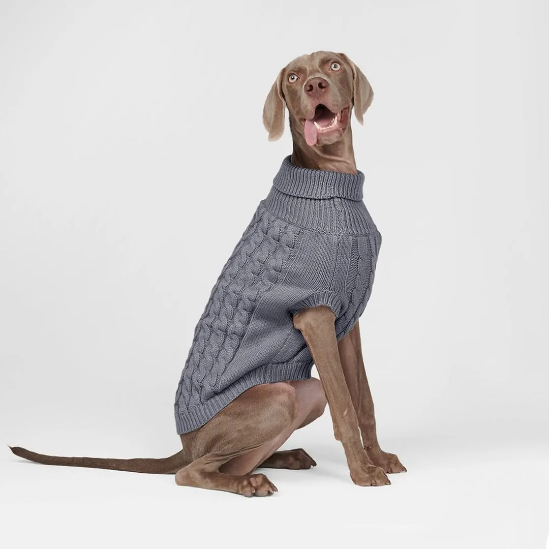 Cable Knit Dog Sweaters