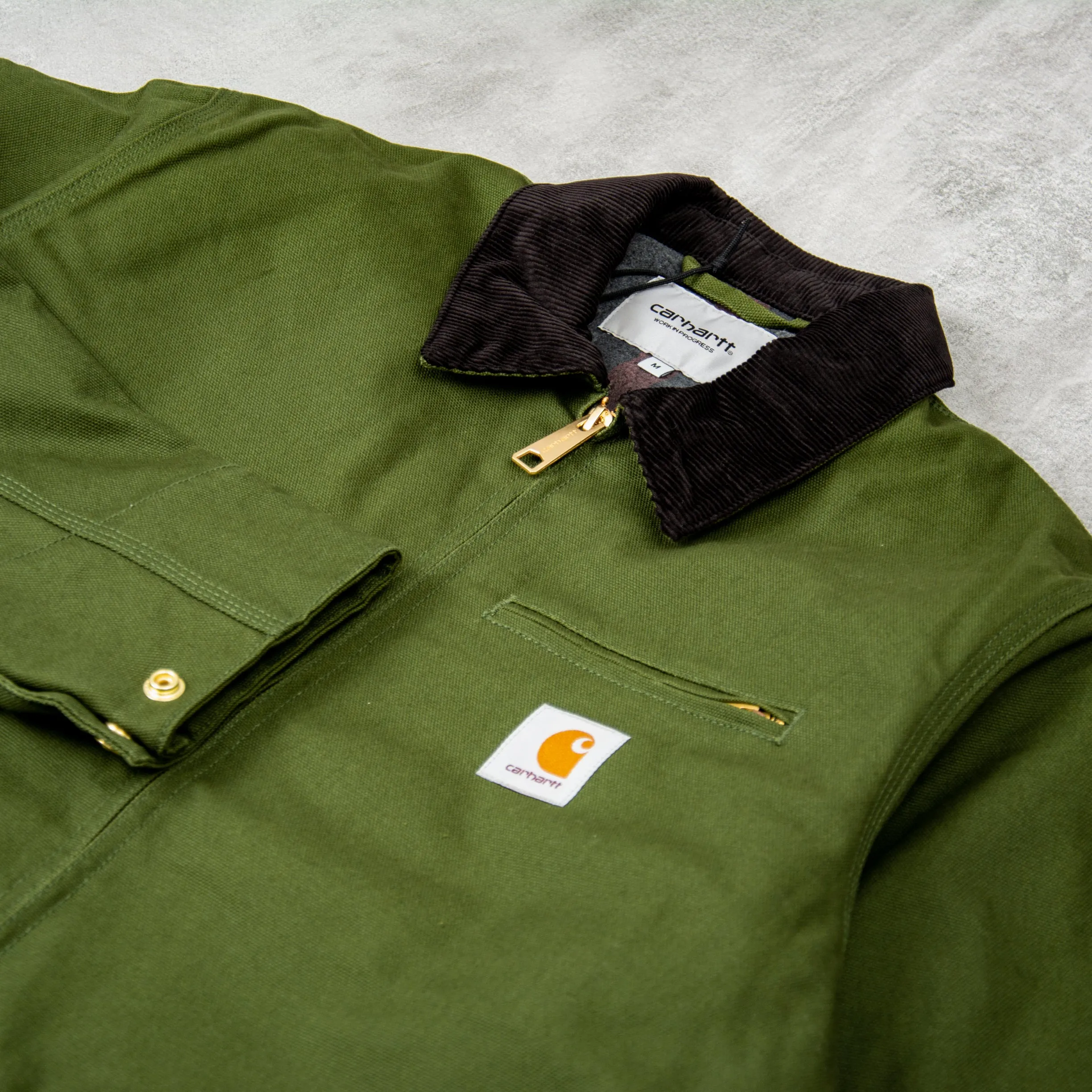 Carhartt WIP Detroit Jacket - Tarragon / Black Rigid