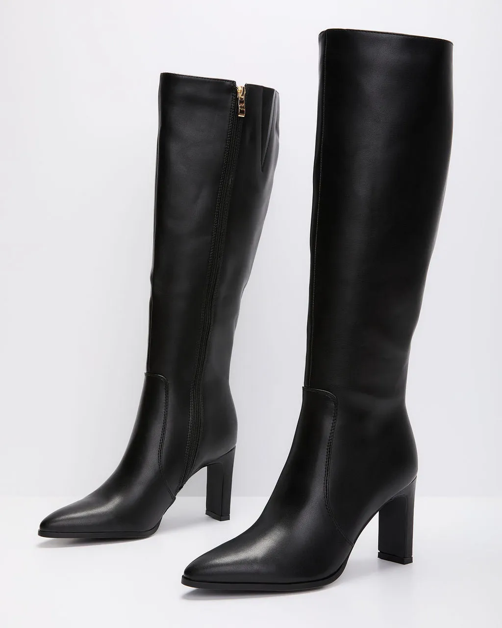 Chill Escape Leather Knee High Boots