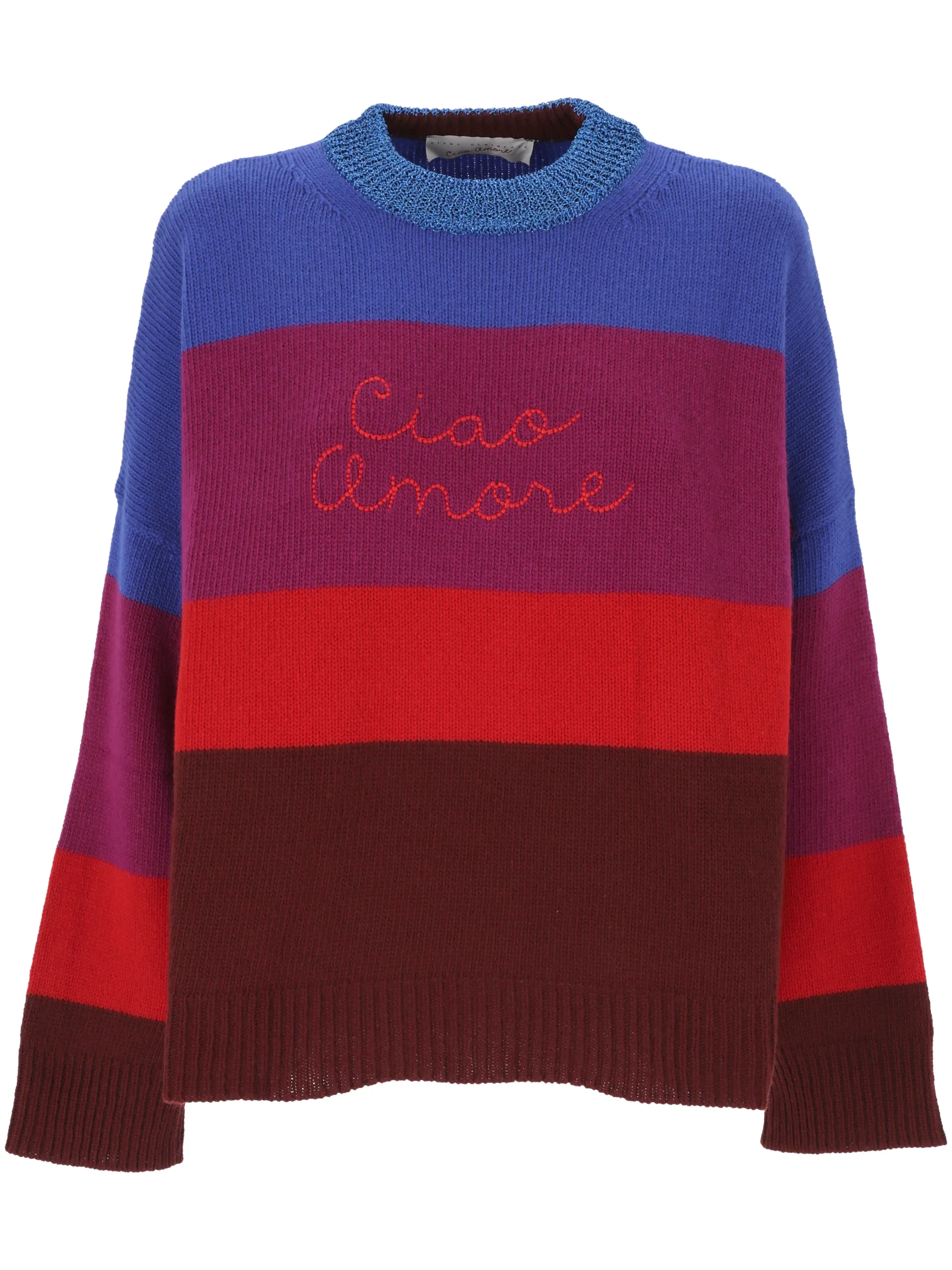 Ciao Amore maxi-stripes sweater