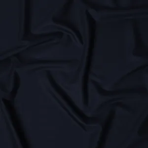 Classic Navy LOROPIANA Super 150's All Wool Suiting Fabric - 3.5 Meters, 150 cm Width, Made in Italy-D21261