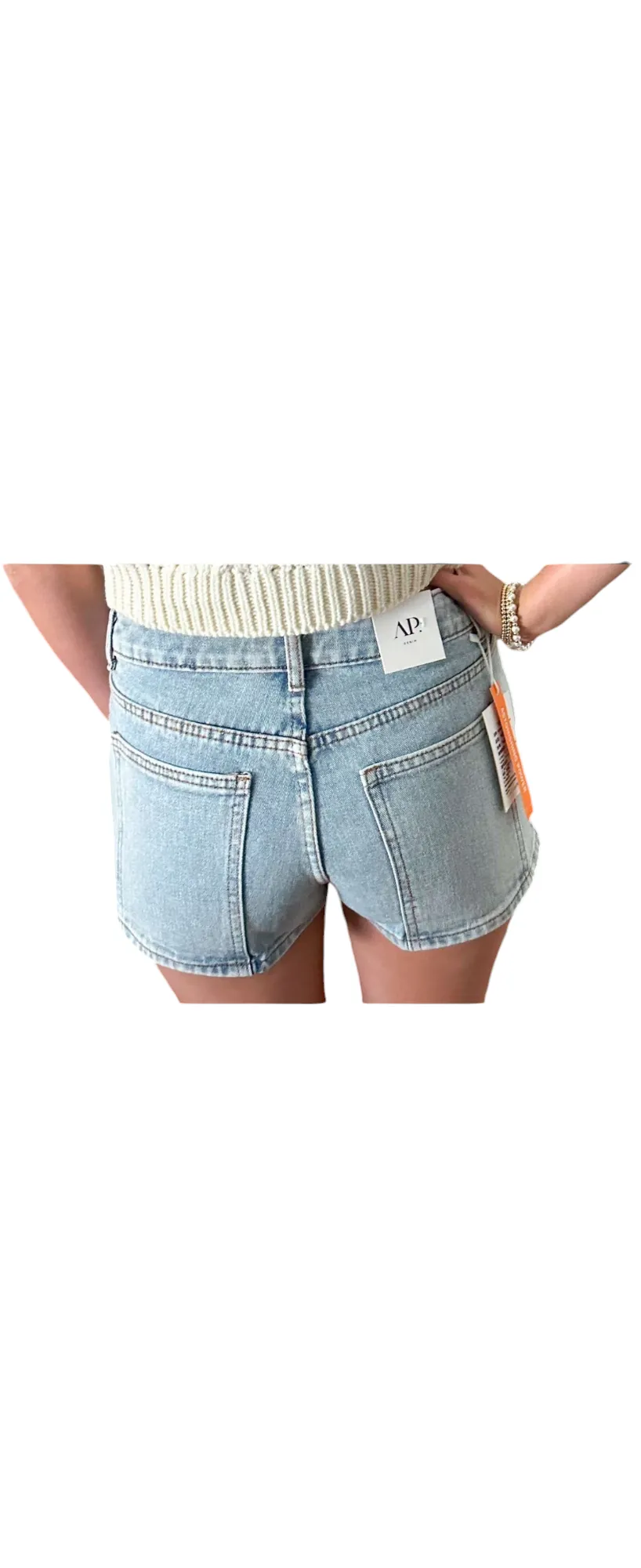 Denim Delight: Stylish Skort with Hidden Shorts