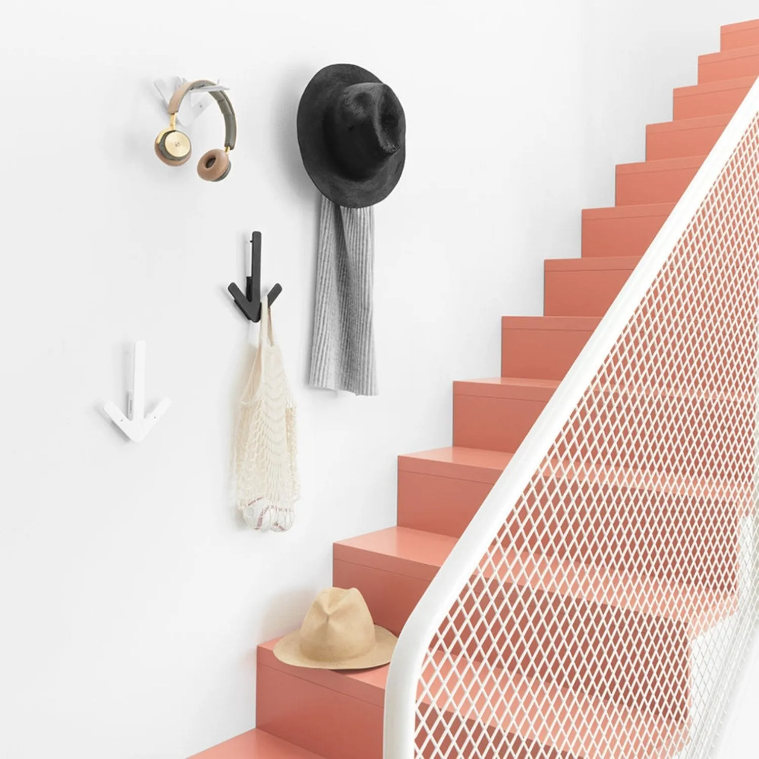 design house stockholm | arrow hanger | white