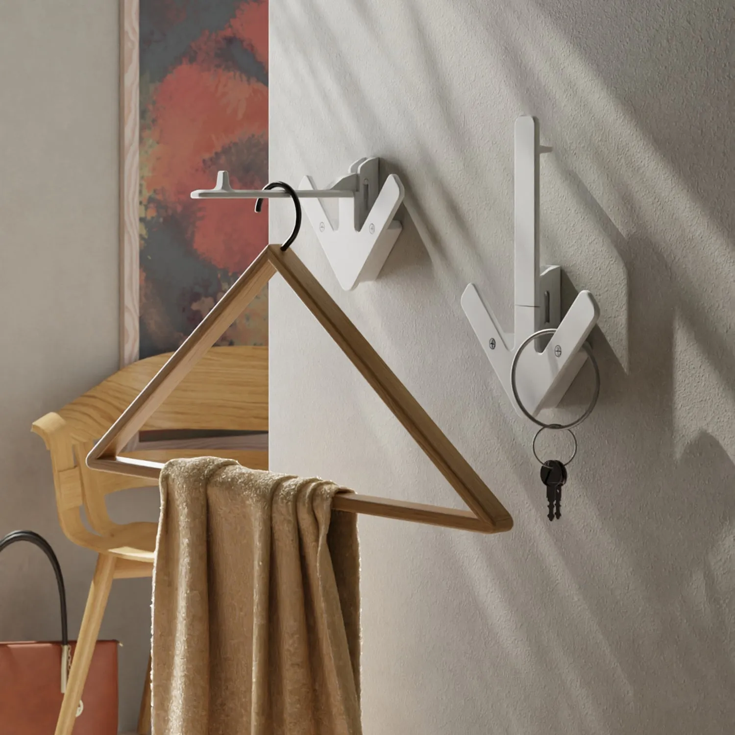 design house stockholm | arrow hanger | white