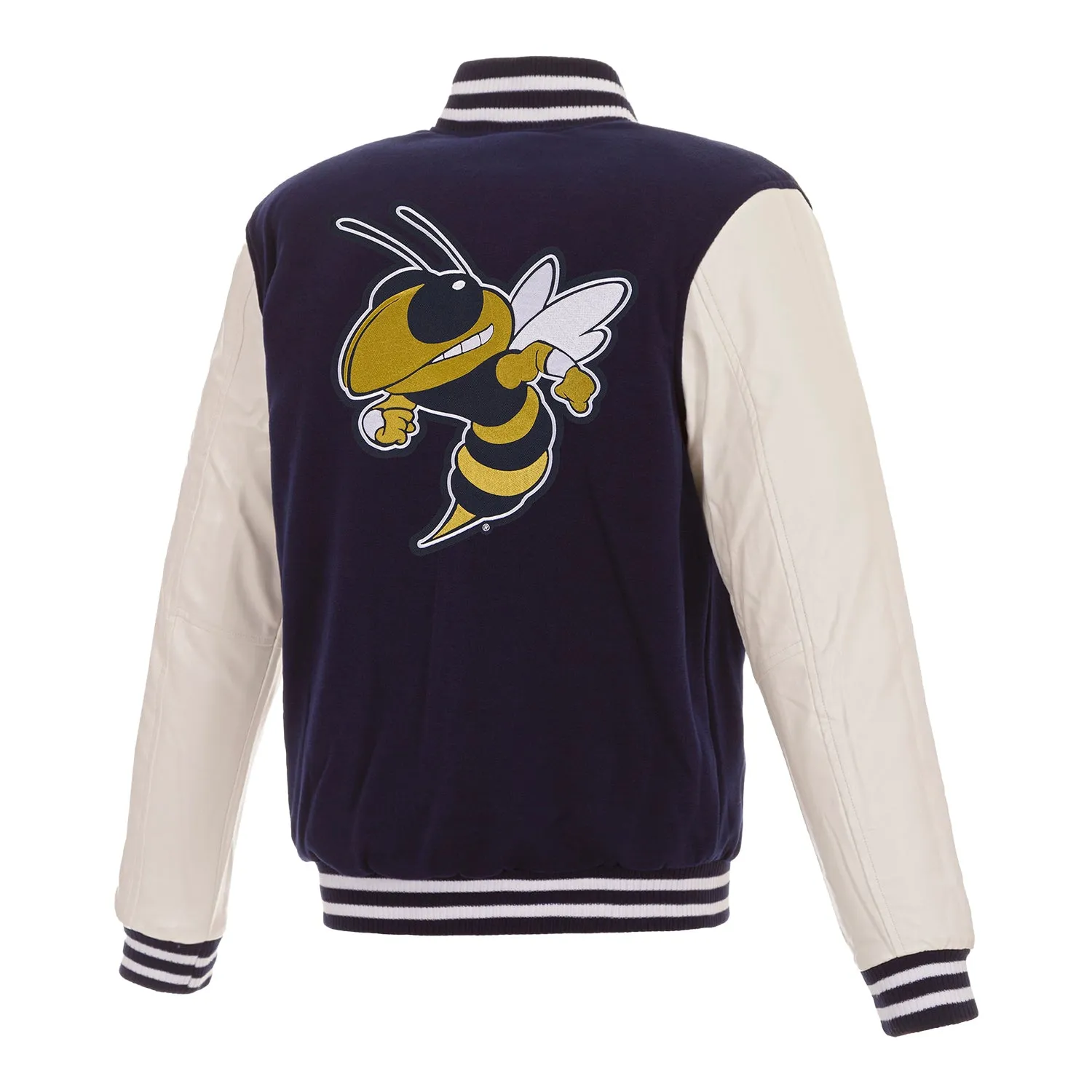 Georgia Tech Yellow Jackets Reversible Varisty Navy Jacket