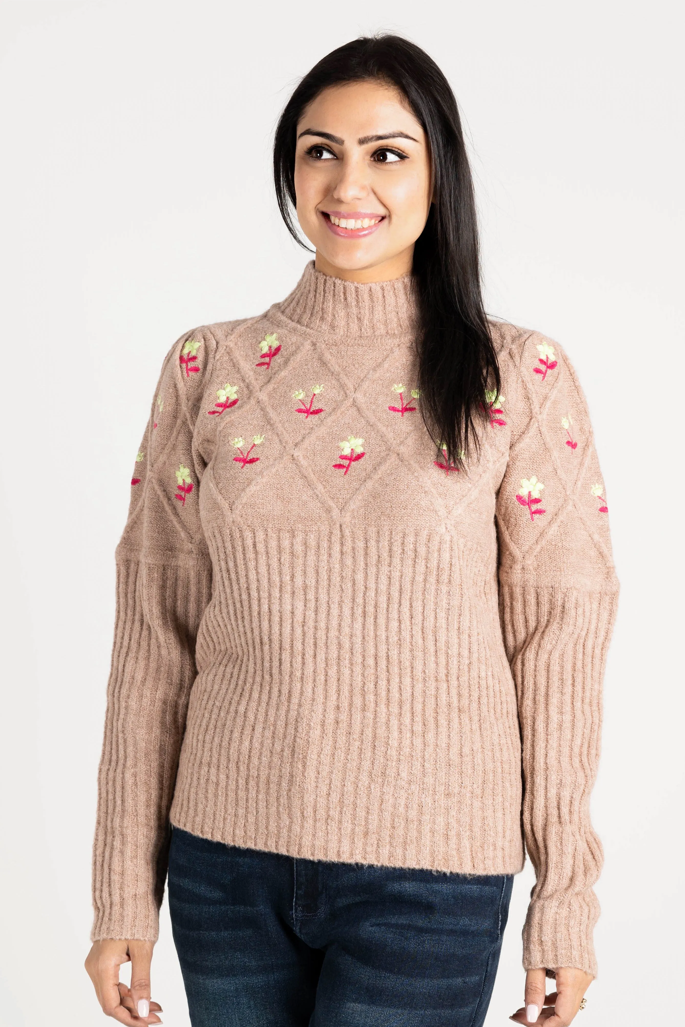 Happy Times Floral Sweater