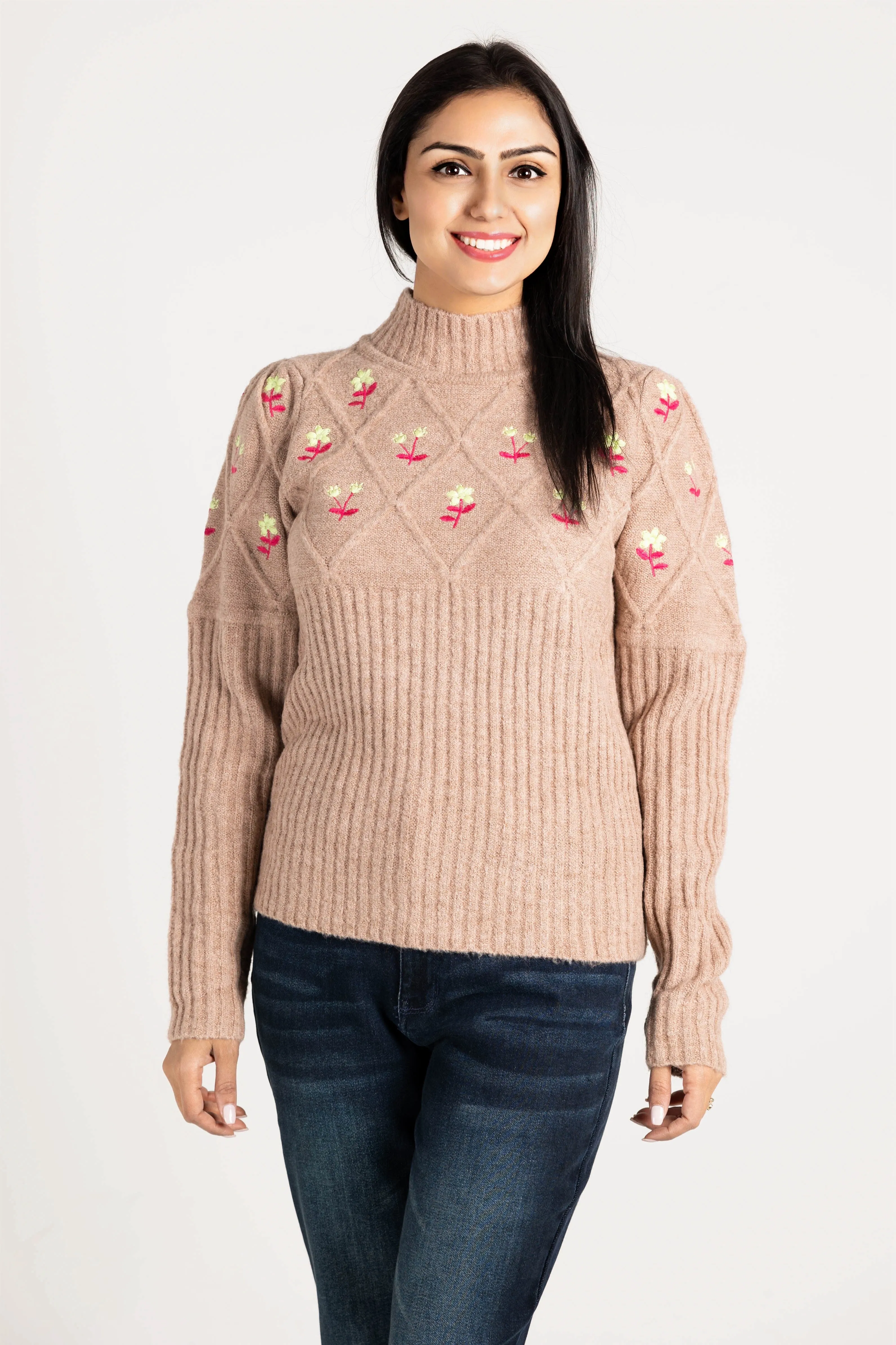 Happy Times Floral Sweater