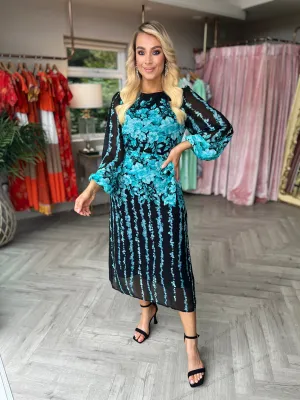 Harlow Dress Turquoise