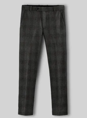 Highlander Gray Classic Check Tweed Pants