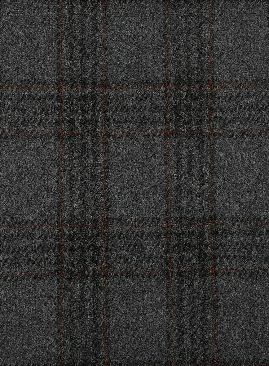 Highlander Gray Classic Check Tweed Pants