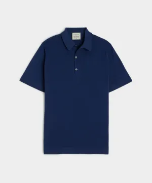 John Smedley Mycroft Polo in Navy