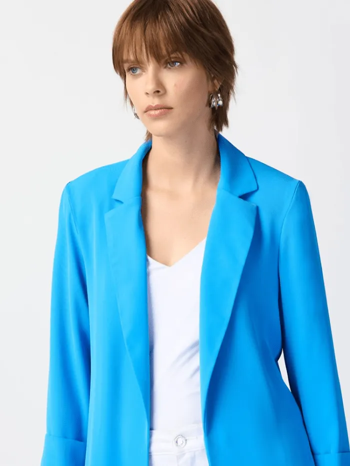 Joseph Ribkoff Classic Long Blazer In French Blue 211361S24 Col 4216