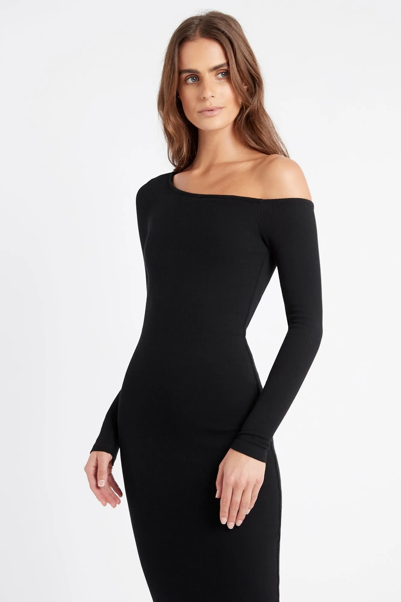 Kara One Shoulder Midi Dress