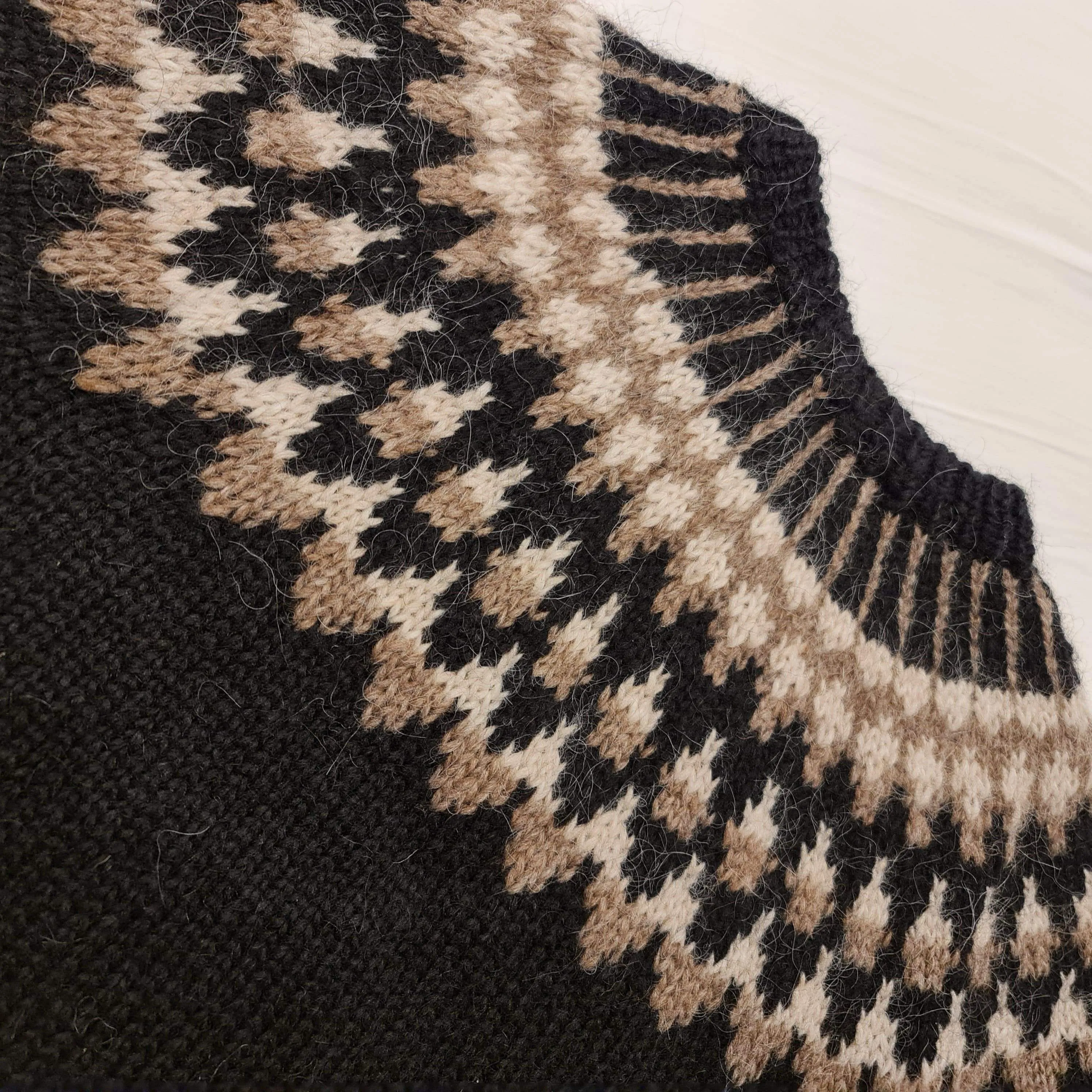 Kveldúlfur - Icelandic Sweater - Black