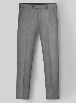 London Loom Gray Eufemia Wool Silk Linen Pants