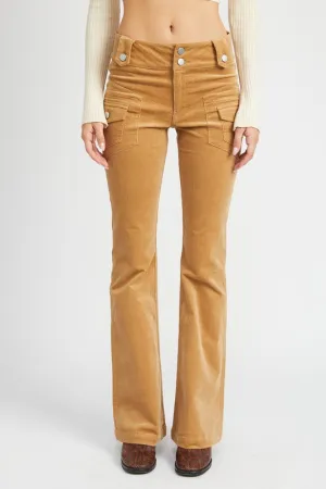 Low Rise Bell Bottom Pants