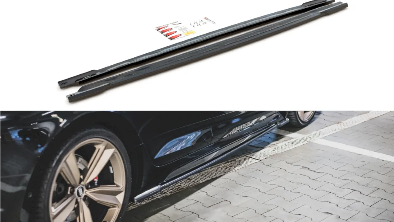 Maxton Design - SIDE SKIRTS DIFFUSERS AUDI RS5 SPORTBACK F5 FACELIFT (2019-)