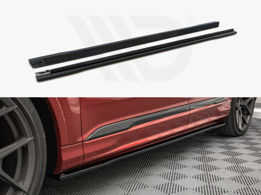 Maxton Design - SIDE SKIRTS DIFFUSERS AUDI SQ7 /Q7 S-LINE MK2 (4M) FACELIFT (2019-)