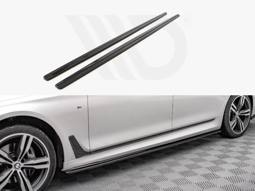 Maxton Design - SIDE SKIRTS DIFFUSERS BMW 7 LONG M-PACK G12 (2015-2018)