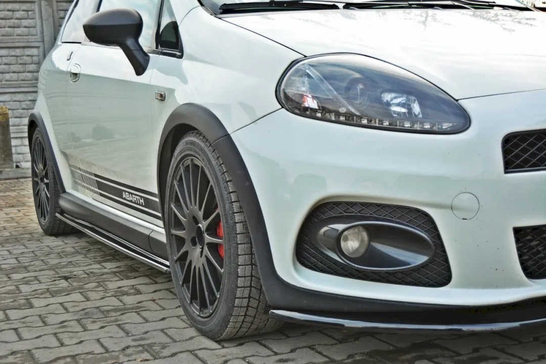 Maxton Design - SIDE SKIRTS DIFFUSERS FIAT GRANDE PUNTO ABARTH