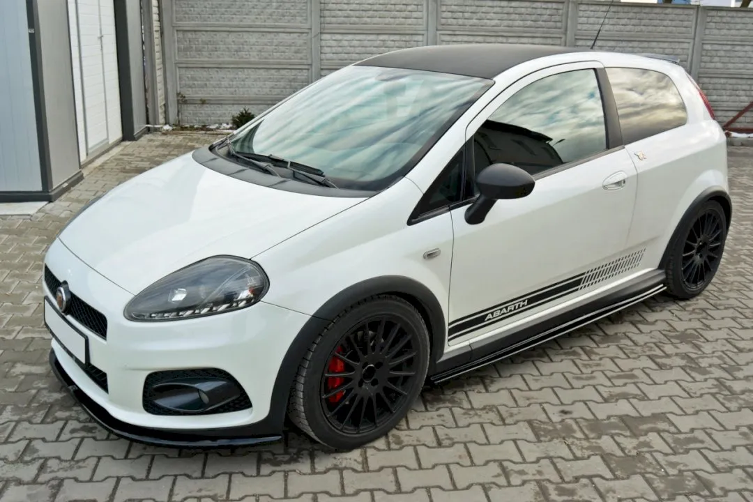 Maxton Design - SIDE SKIRTS DIFFUSERS FIAT GRANDE PUNTO ABARTH