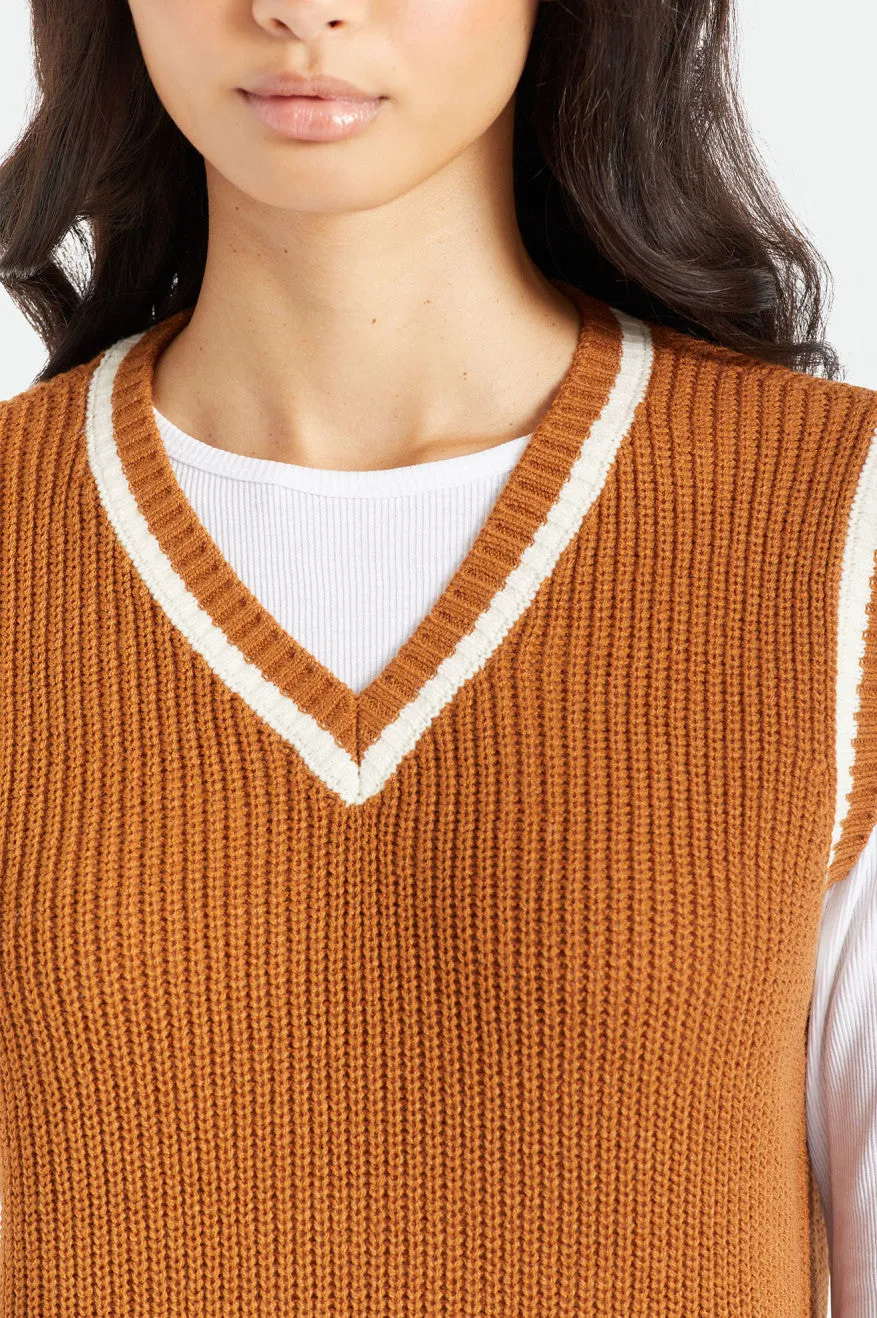 Melody Sweater Vest - Glazed Ginger