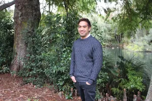 MEN'S CREW NECK PURL JUMPER