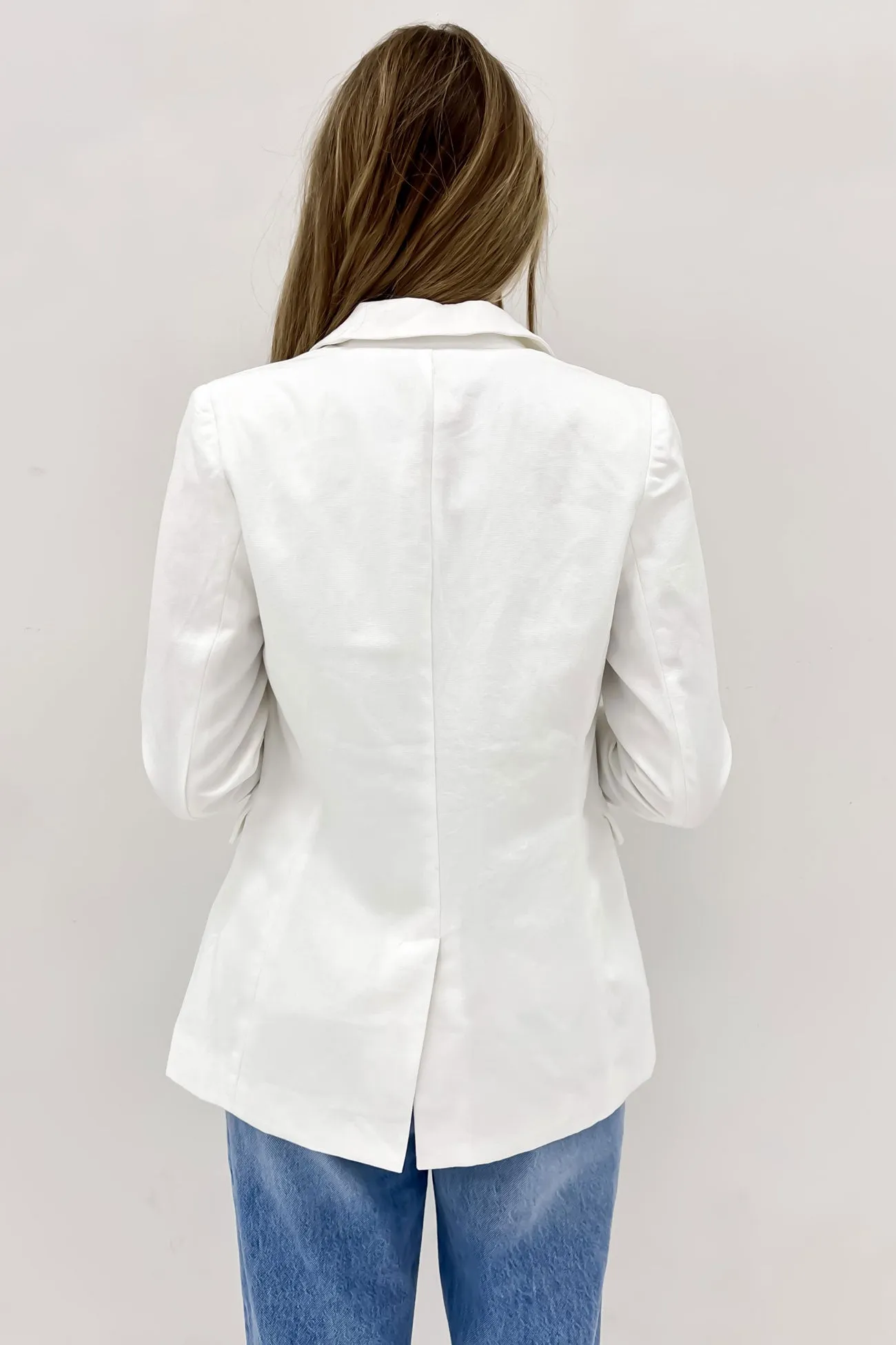 Miya Blazer White