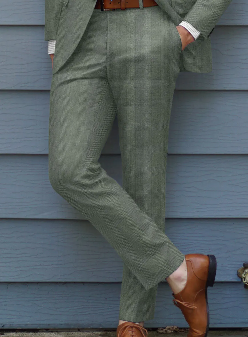 Muted Green Glen Pants