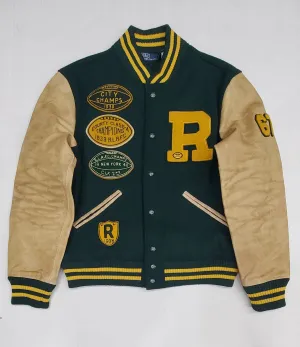 Nwt Polo Ralph Lauren 'R' Iconic Letterman Varsity Jacket