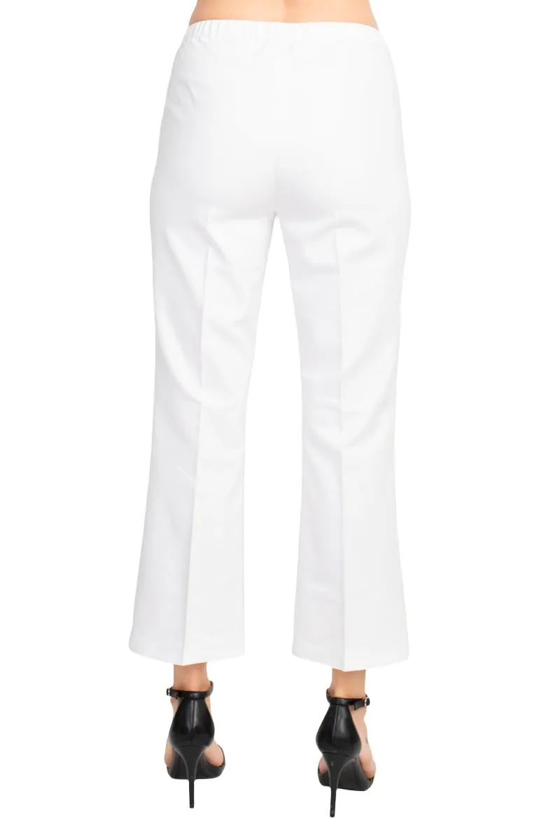 Peace of Cloth Regan Crop Flare Stretch Cotton Pant