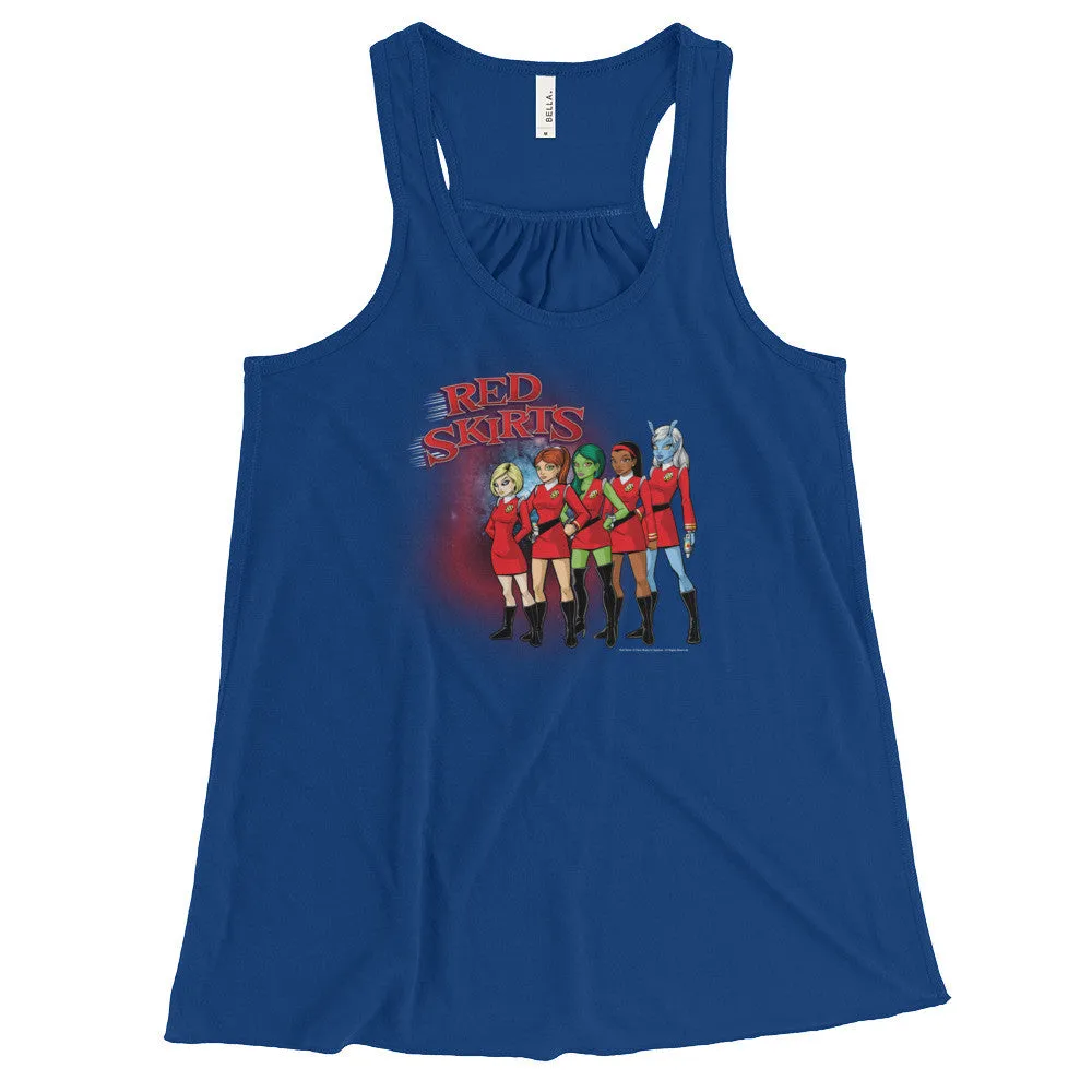 Red Skirts Security Team Racerback Tank