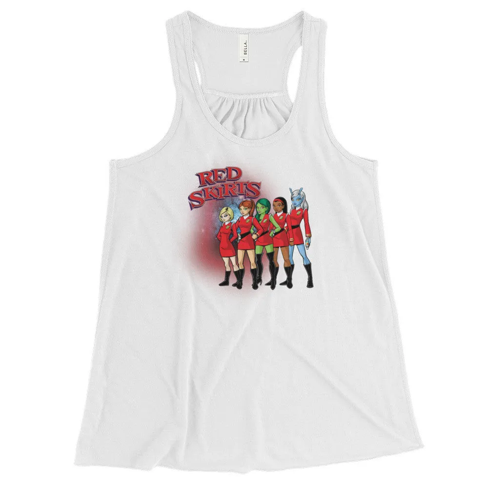 Red Skirts Security Team Racerback Tank