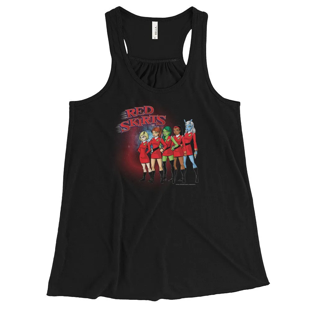 Red Skirts Security Team Racerback Tank