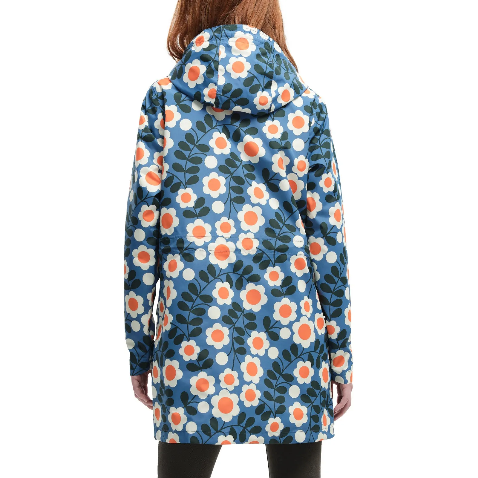 Regatta Womens Orla Kiely Long Line Waterproof Rain Jacket Coat