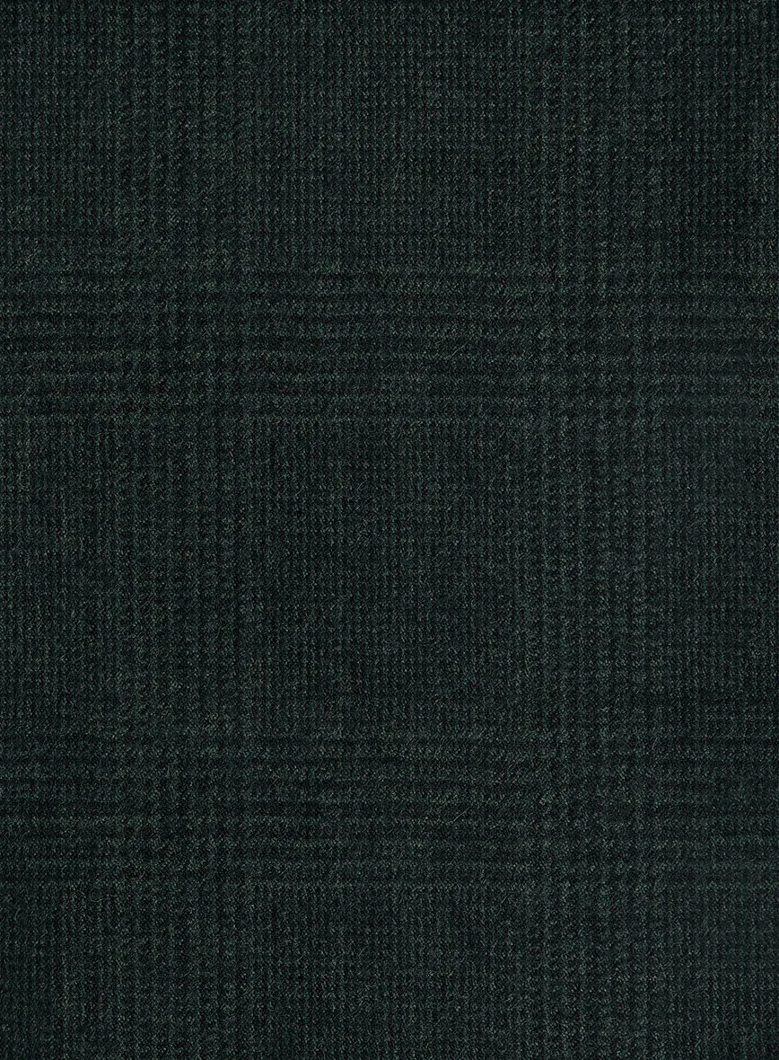 Sartori Ariadna Green Check Soft Tweed Pants