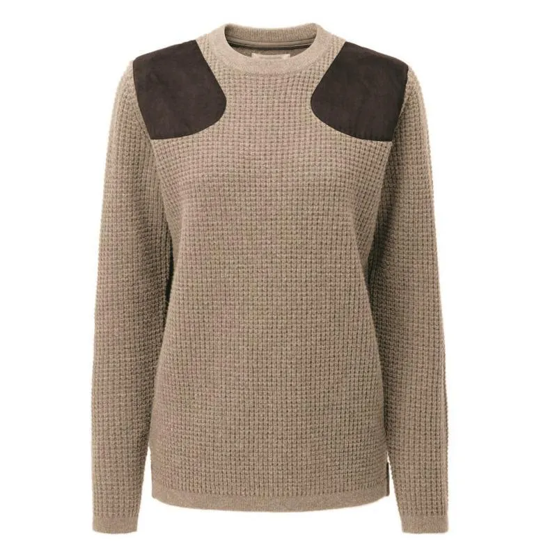 Schoffel Gairloch Ladies Lambswool Mix Jumper - Oatmeal