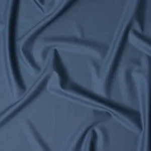 Steel Blue 150's English All Wool Suiting Fabric – 3.5 Meters, 150 cm Width, Made in the UK-D20528