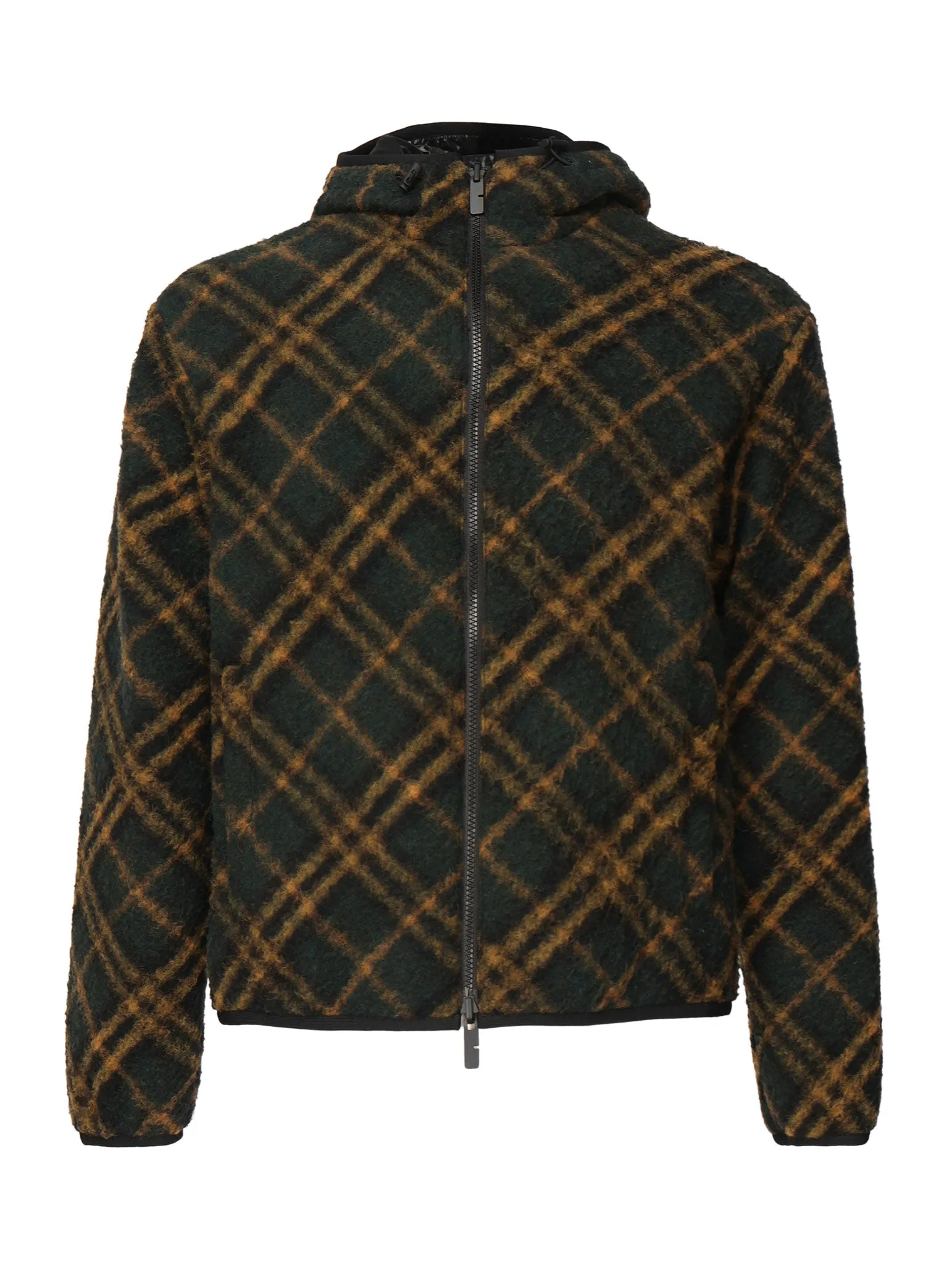 Vintage Check Hooded Jacket